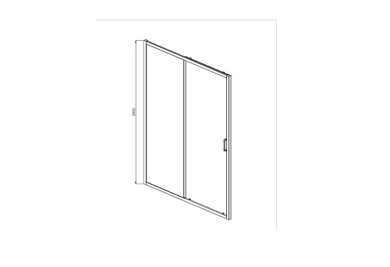 Душевая дверь в нишу Aquatek AQNAA6121-100